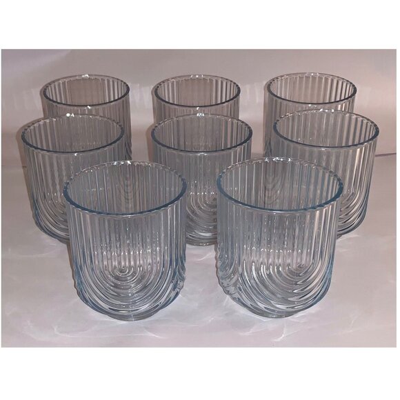 Better Homes and Gardens Tritan Plastic 14-Ounce Clear Arch Tumblers (Set of 8) - Picture 1 of 2